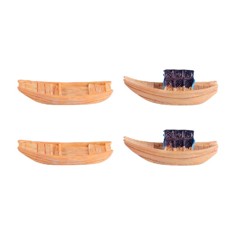 Tiểu cảnh thuyền nhỏ Giang Nam, trang trí thủ công DIY (ZC-112)