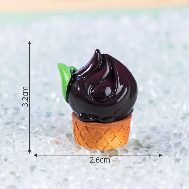 微景观创意夏日水果甜筒冰淇淋盲袋 DIY装饰品配件迷你桌面小摆件