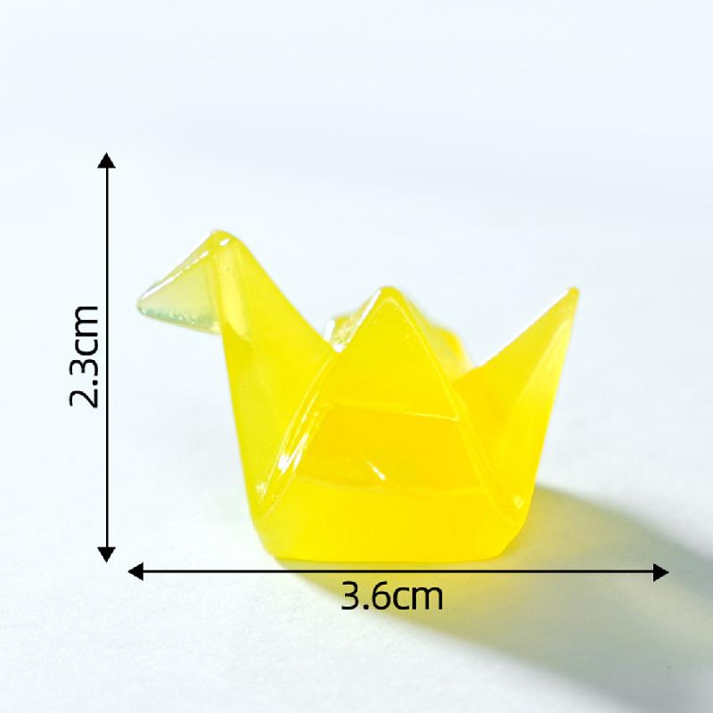 微景观创意可爱夜光千纸鹤盲袋 DIY装饰品配件迷你桌面手工小摆件