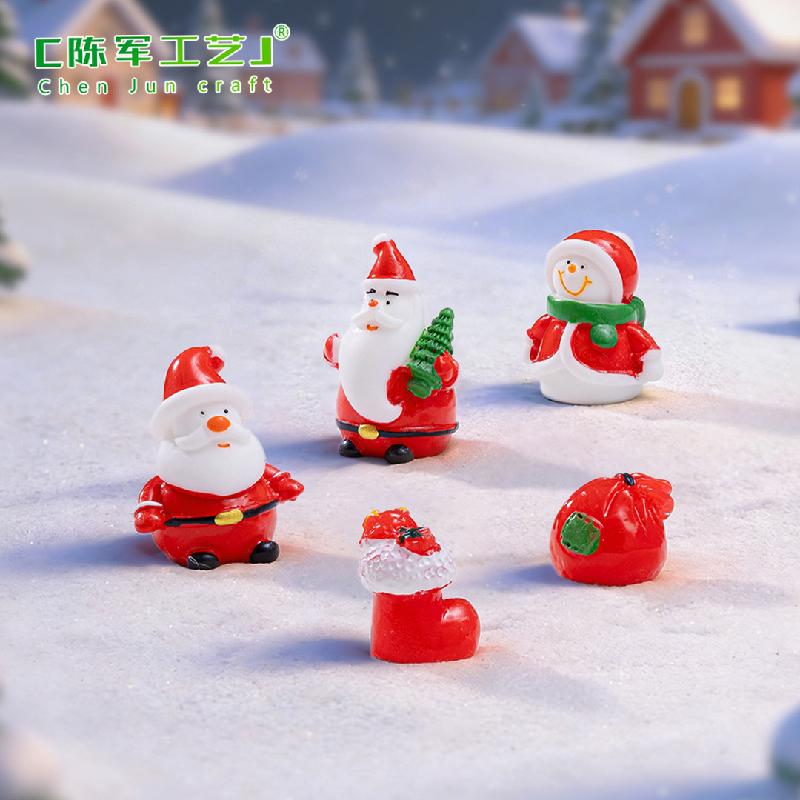 Tiểu cảnh ông già Noel và người tuyết, quà tặng học sinh mini (ZC-503)