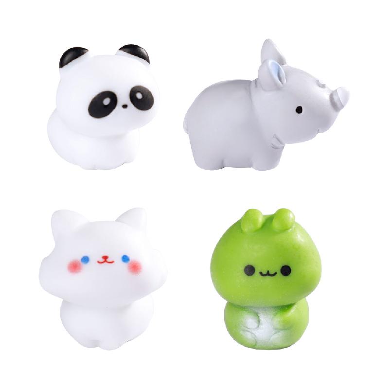 苔藓微景观创意可爱青蛙鳄鱼犀牛小动物公仔 DIY装饰品配件小摆件