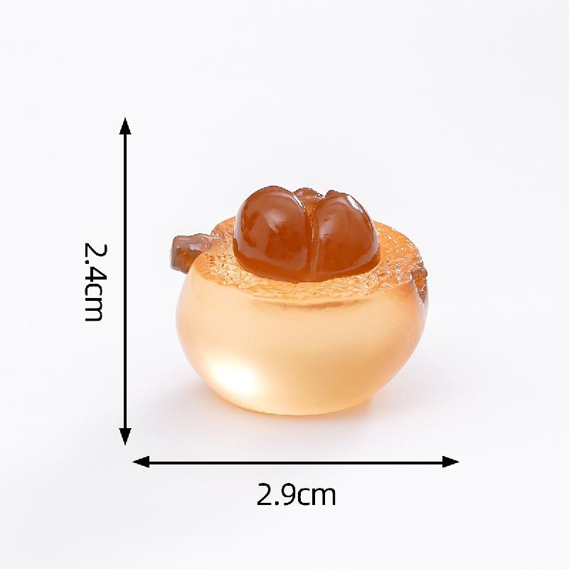 微景观创意夜光半切水果西瓜火龙果萌粒 DIY装饰品配件迷你小摆件
