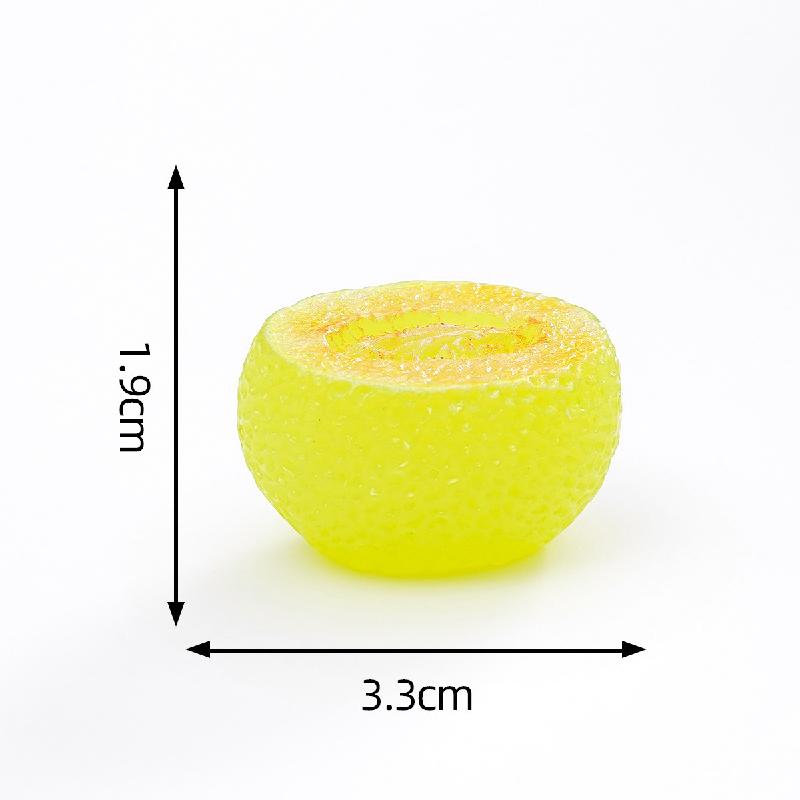 微景观创意夜光半切水果西瓜火龙果萌粒 DIY装饰品配件迷你小摆件