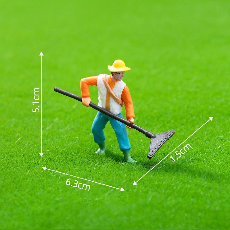 Tiểu cảnh nông trại, bò, cừu, heo, phụ kiện trang trí PVC (ZC-238)