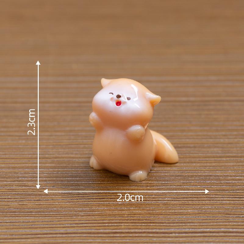 微景观创意可爱小水獭萌粒公仔娃屋 DIY装饰品配件迷你桌面小摆件