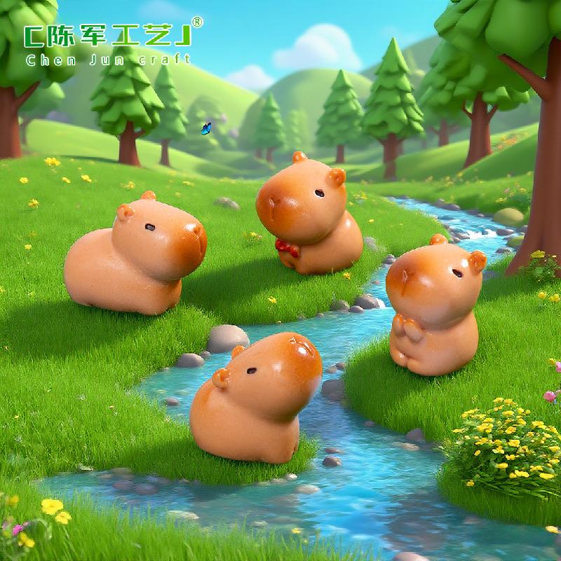 Capybara Mini Trang Trí Tiểu Cảnh (PK-255)