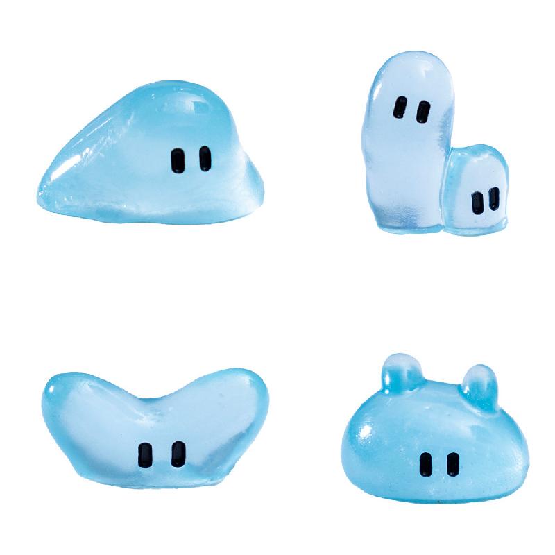 跨境新品微景观创意半透明露珠精灵萌粒 DIY装饰品配件桌面小摆件