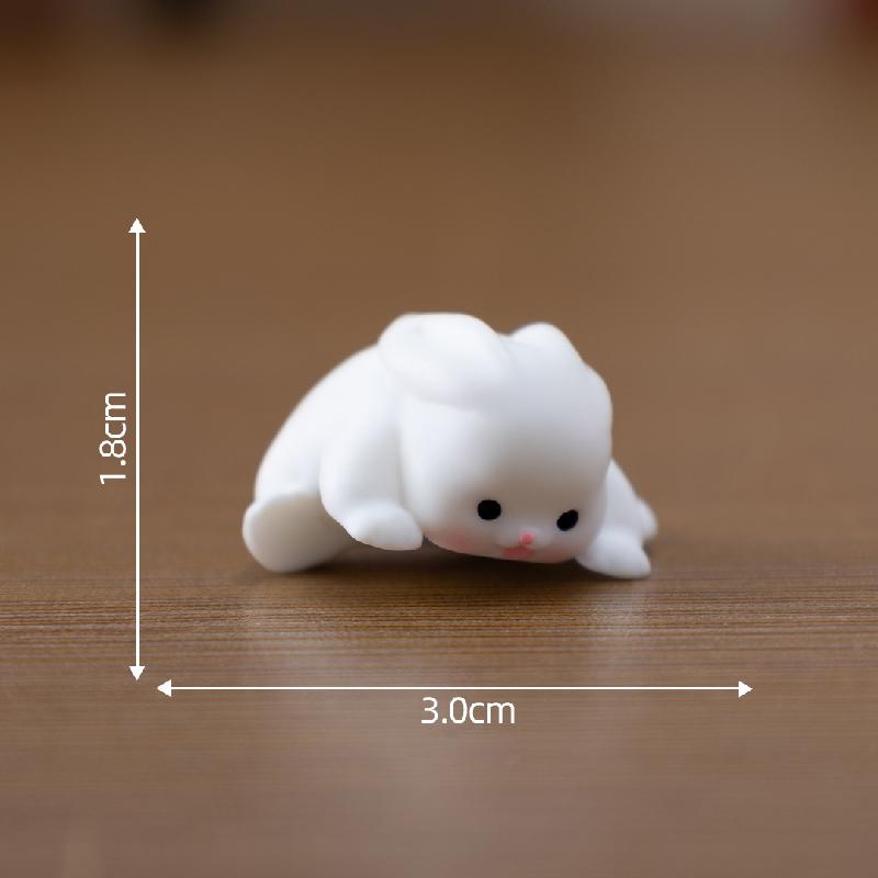 微景观创意可爱小猪乌龟趴趴小动物公仔 DIY装饰品配件迷你小摆件