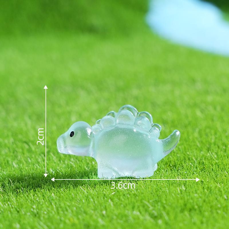 外贸新品微景观创意夜光小恐龙萌粒盲袋 DIY装饰品配件迷你小摆件