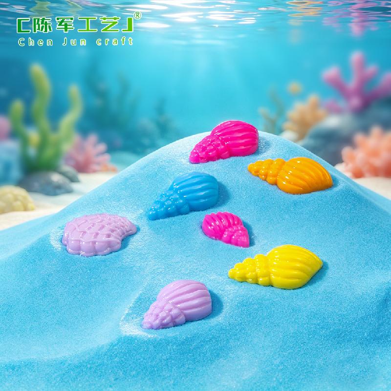 Ốc biển resin DIY trang trí điện thoại phong cách biển (ZC-648)