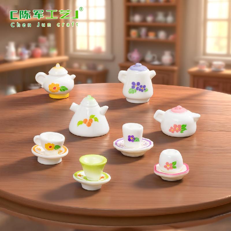 Bộ Chai Lọ Đĩa Mini Nhà Búp Bê DIY (PK-867)