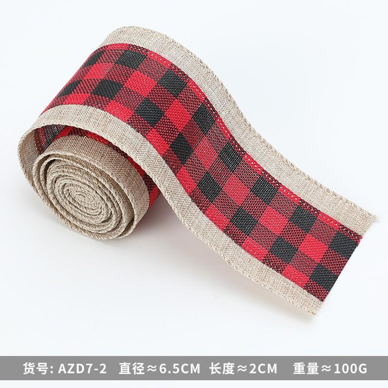 Dây ruy băng Giáng Sinh - dây giả vải thô và satin, lý tưởng cho gói quà và trang trí, có sẵn để bán sỉ. Tạo điểm nhấn đặc biệt cho món quà của bạn.