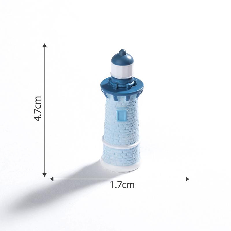 微景观创意地中海岛灯塔沙滩造景 DIY生态瓶装饰品配件迷你小摆件