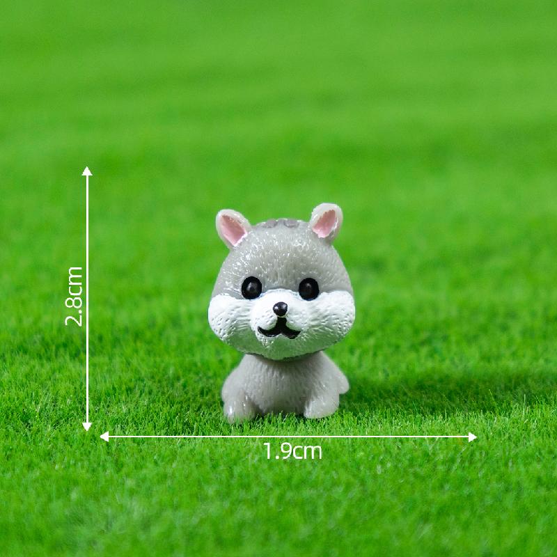 Tiểu cảnh chó nhỏ, trang trí cây cảnh DIY dễ thương (ZC-100)