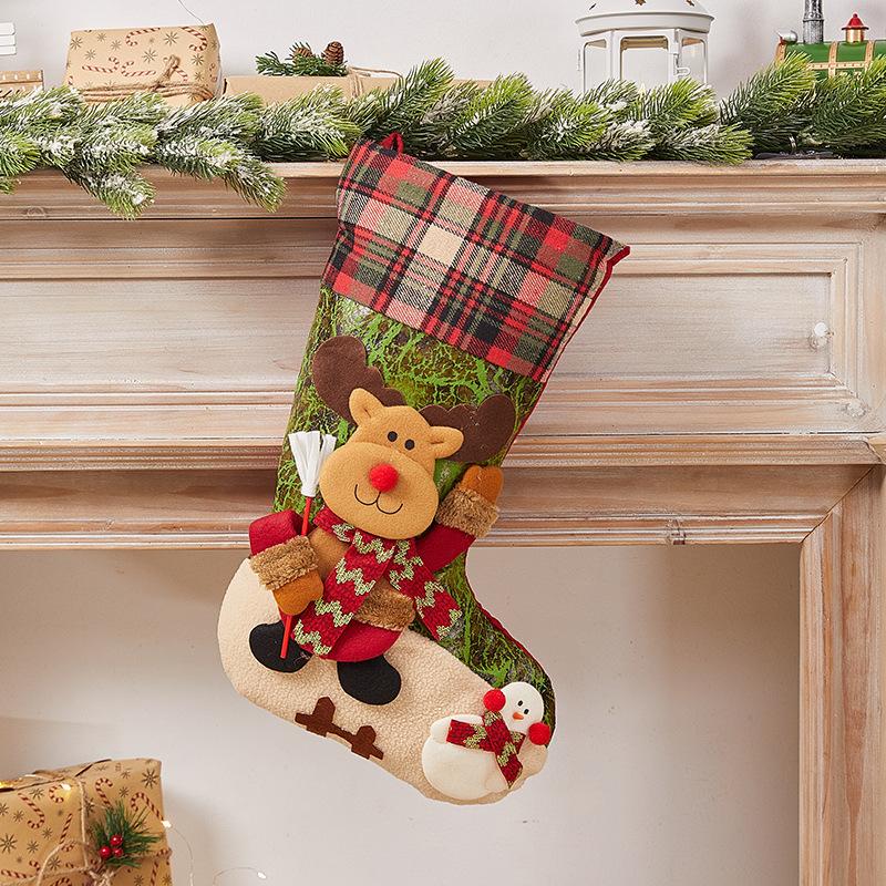 Túi quà Giáng Sinh: tất Giáng Sinh trang trí, túi quà, quà tặng, treo cây thông Noel, bao đựng kẹo.