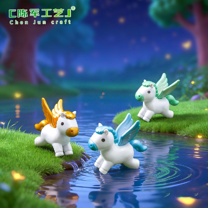 Ngựa có cánh Pegasus mini trang trí tiểu cảnh (PK-692)