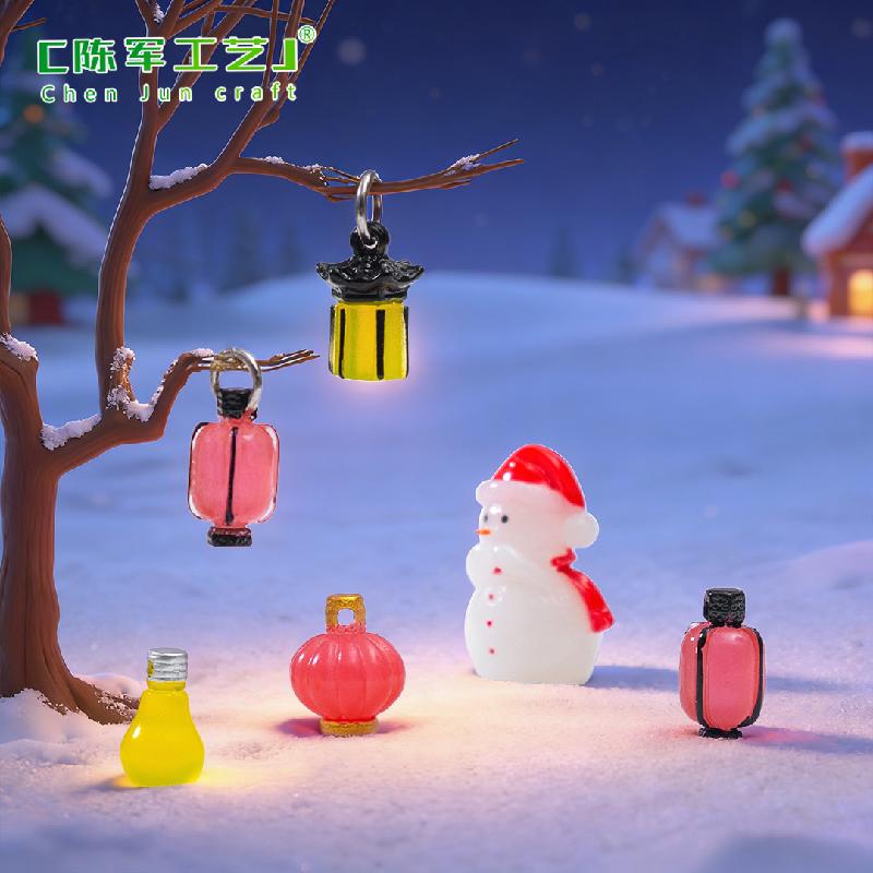 Đèn treo cổ điển phát sáng mini nhà búp bê (PK-715)