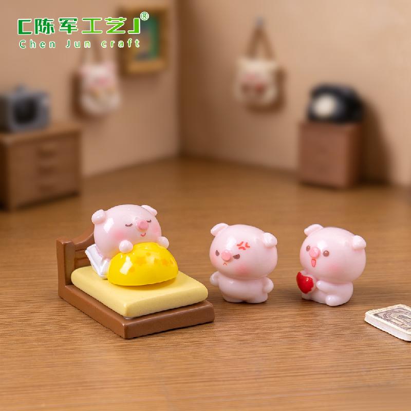 Heo Trái Tim Màu Hồng Mini (PK-685)