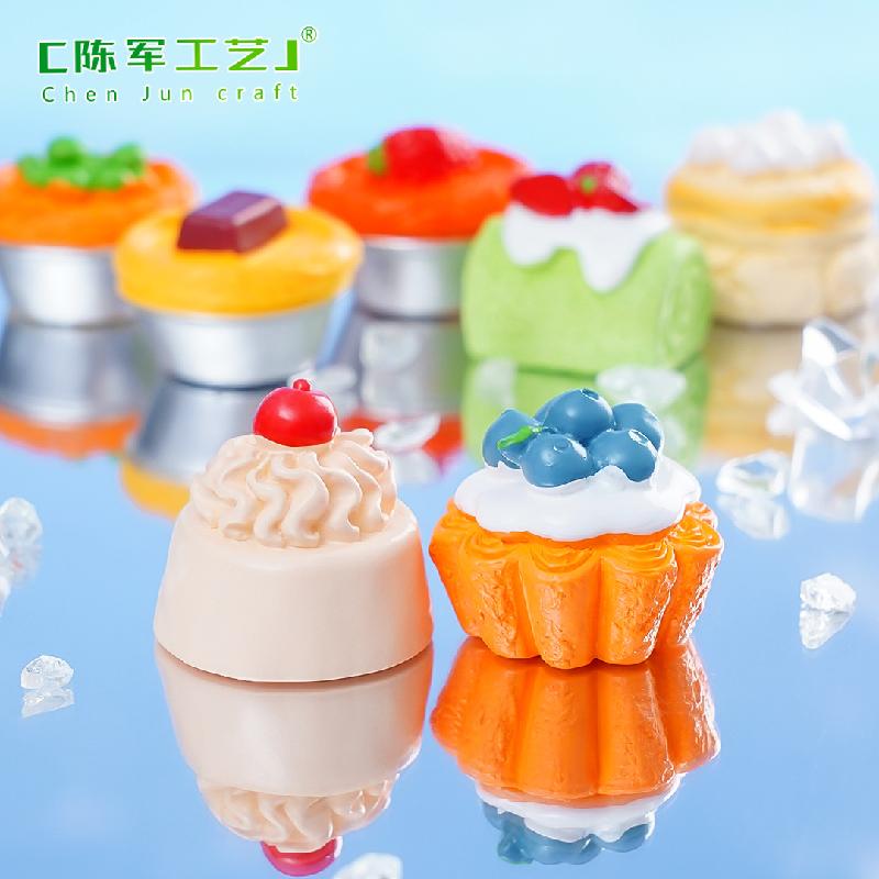 Tiểu cảnh DIY Bánh Kem và Cuộn Khăn - Trang trí mini dễ thương (ZC-1492)