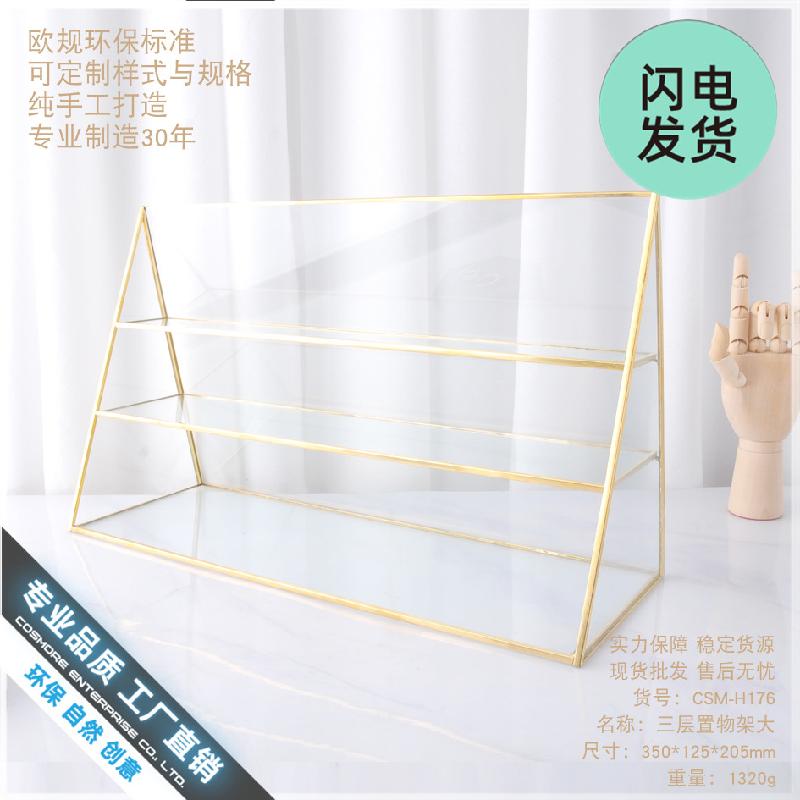 Kệ kính trưng bày nước hoa, trang sức phong cách châu Âu (DG-78)