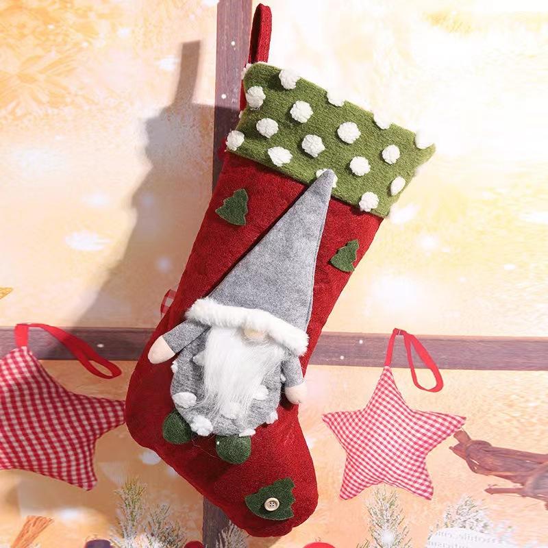 Túi quà Giáng Sinh: tất Giáng Sinh trang trí, túi quà, quà tặng, treo cây thông Noel, bao đựng kẹo.