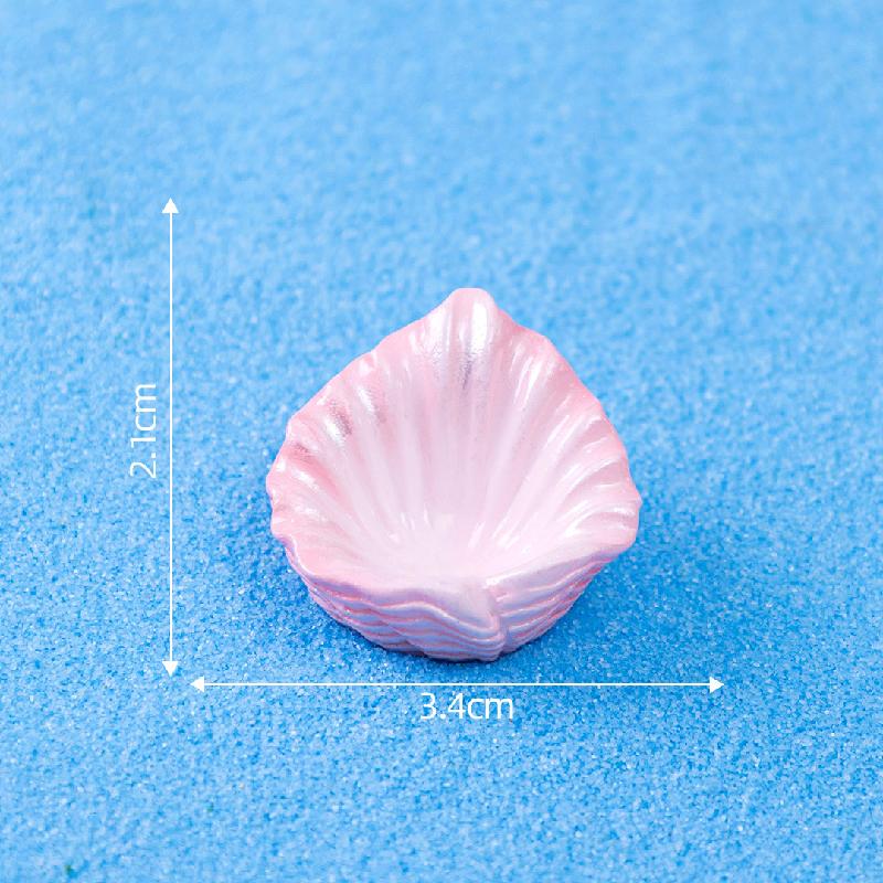 微景观创意海洋珍珠贝壳鱼缸水族造景 DIY装饰配件迷你树脂小摆件