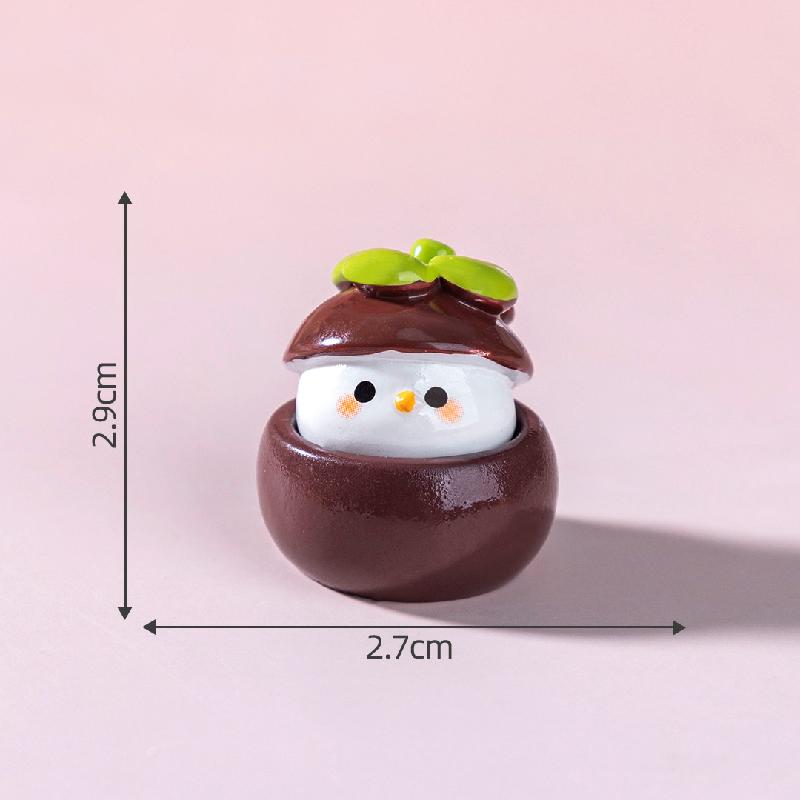 微景观创意可爱水果啾山竹香蕉萌粒食玩 DIY装饰品配件迷你小摆件