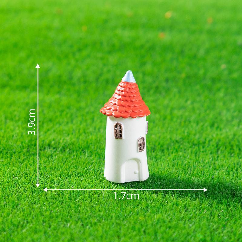微景观创意欧式复古乡村小房子园艺造景 DIY装饰品配件迷你小摆件