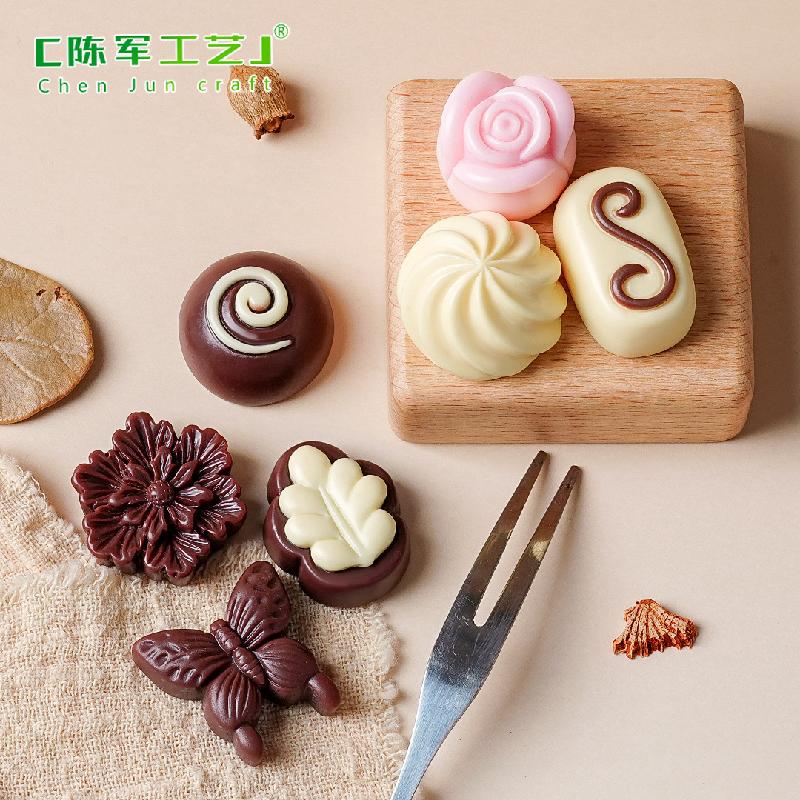 微景观仿真巧克力食玩蛋糕烘焙 DIY奶油胶饰品配件迷你树脂小摆件