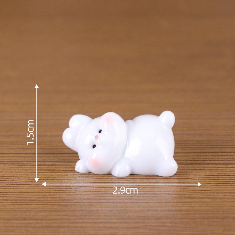 微景观创意十二生肖排排趴萌粒 DIY装饰品配件迷你车载桌面小摆件