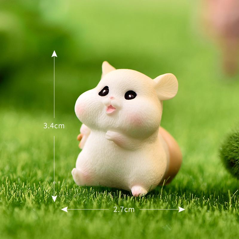 Chuột hamster háu ăn, Pho mát, Bao Gạo, Đĩa (PK-73)