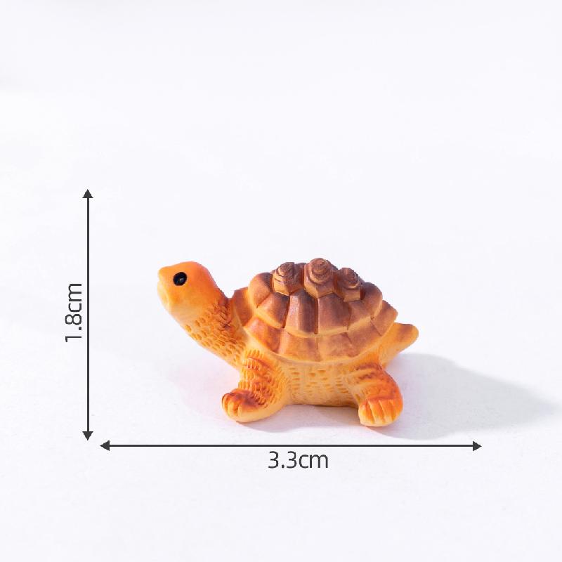 微景观创意仿真海龟小乌龟海洋动物 鱼缸造景DIY装饰品配件小摆件