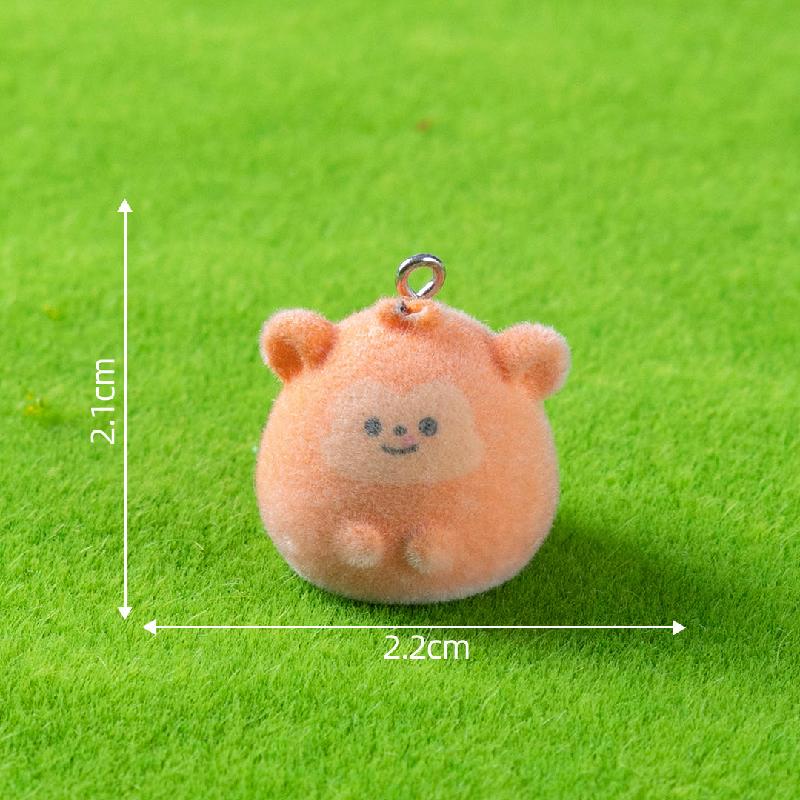植绒公仔创意可爱小动物系列萌粒 DIY装饰品摆件包包钥匙扣挂配件