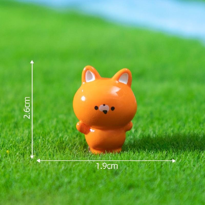 微景观创意可爱小动物园艺造景 DIY装饰品配件迷你车载桌面小摆件