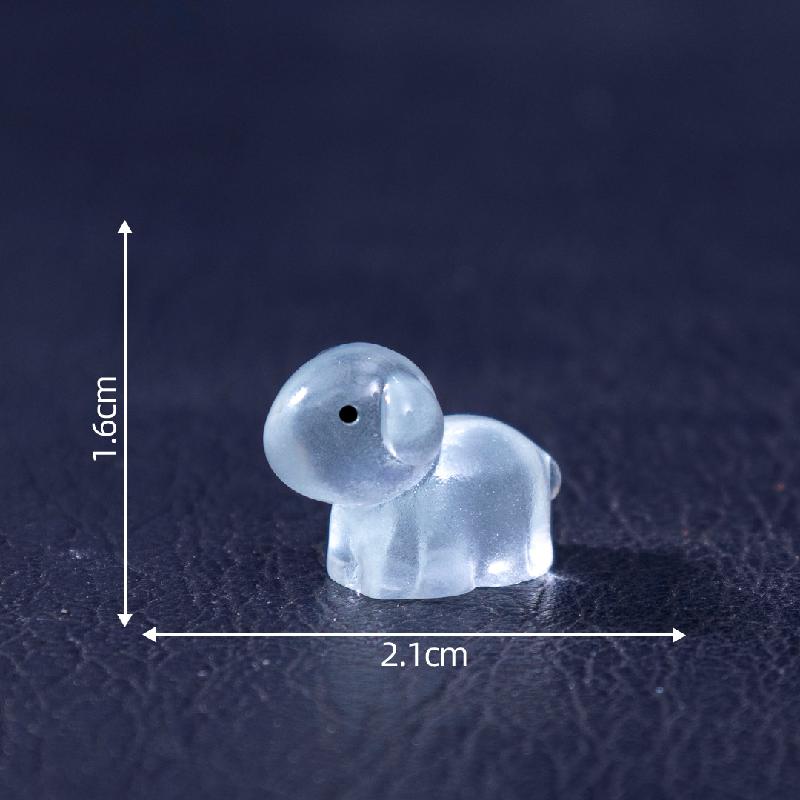 跨境新品微景观创意夜光小幽灵节日造景 DIY装饰品配件迷你小摆件