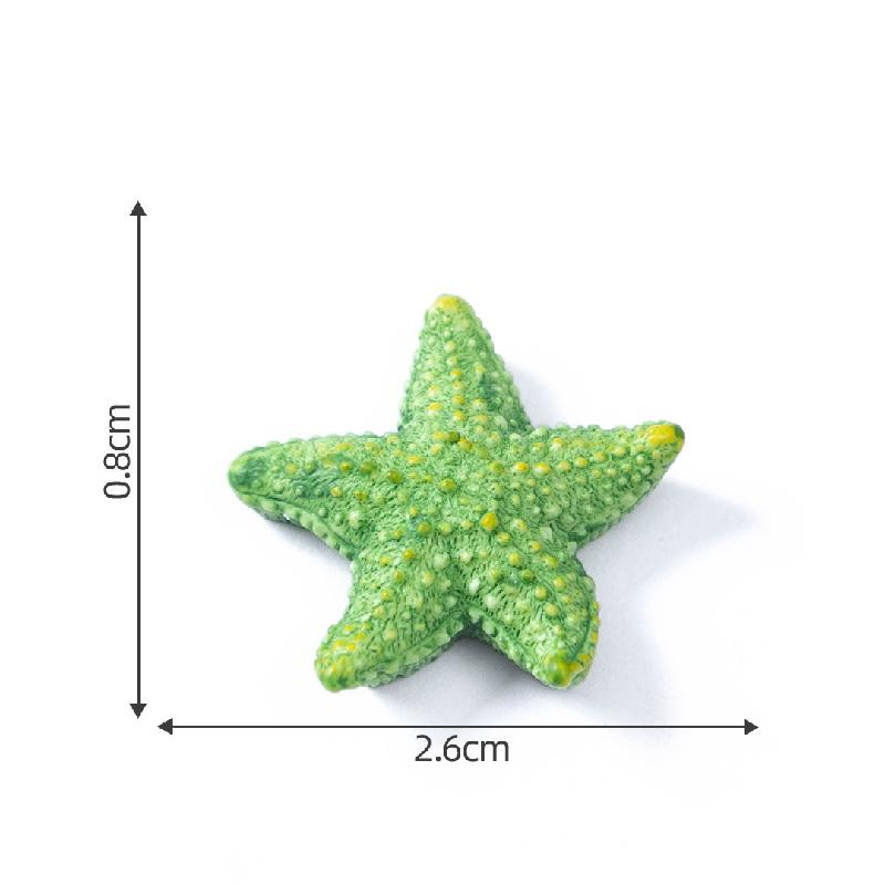 微景观创意仿真小海星海参生态瓶沙滩造景 DIY装饰配件迷你小摆件