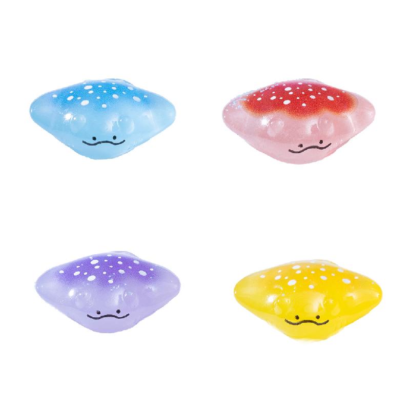 微景观创意夜光魔鬼鱼萌粒鱼缸水族造景0DIY装饰品配件迷你小摆件