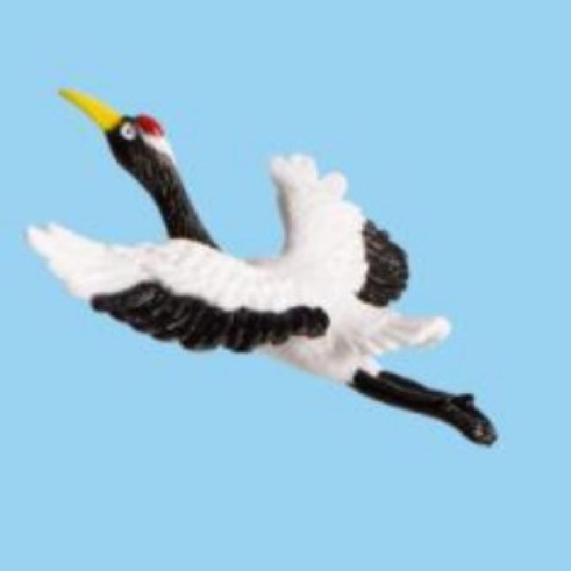 Tiểu cảnh sếu đầu đỏ, trang trí chậu cây mini DIY (ZC-237)