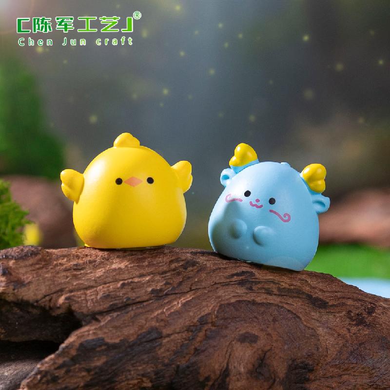 微景观创意可爱十二生肖小动物萌粒公仔 DIY装饰品配件迷你小摆件