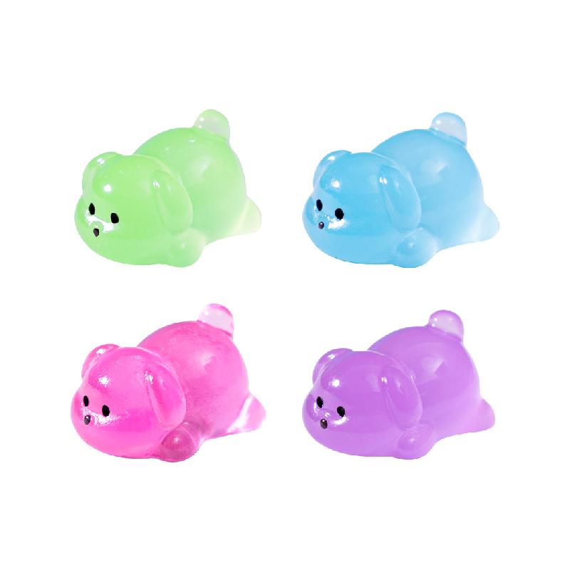 Tiểu cảnh cún mập phát sáng DIY, phụ kiện tiểu cảnh mini garden treo bàn resin cute (ZC-1403)