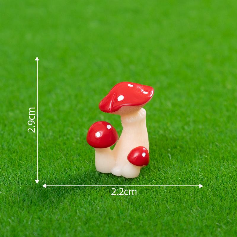 Tiểu cảnh nấm nhựa, trang trí DIY mini, tiểu cảnh dễ thương (ZC-8)
