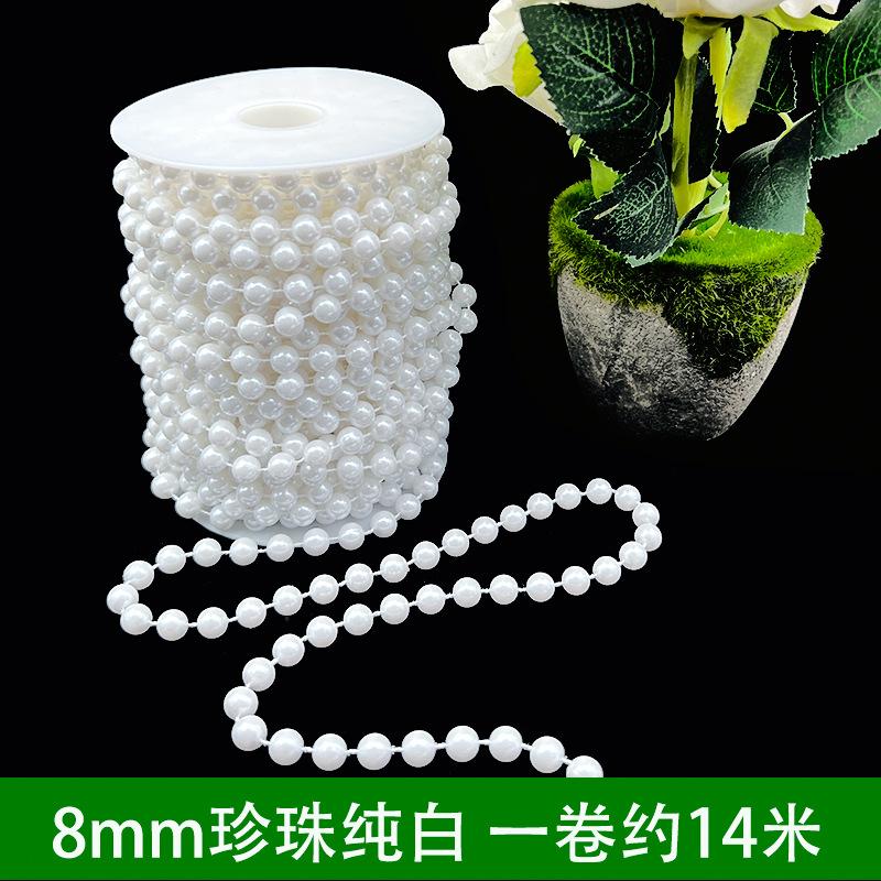 Dây chuỗi ngọc trai giả ABS từ 6-14mm, lý tưởng cho trang trí đám cưới. Đem đến vẻ đẹp sang trọng và tinh tế cho các sự kiện đặc biệt.