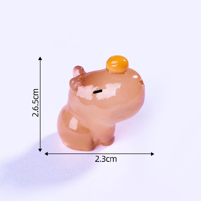 Tiểu cảnh hải ly phát sáng, phụ kiện trang trí cây cảnh mini (ZC-239)