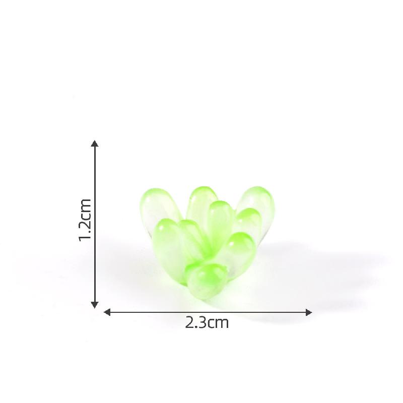 苔藓微景观创意夜光多肉盆栽花瓶植物造景 DIY装饰配件迷你小摆件