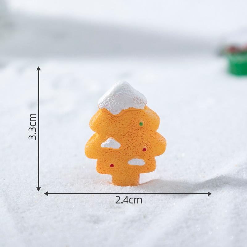 微景观创意圣诞姜饼人小动物公仔 DIY装饰品挂配件迷你桌面小摆件