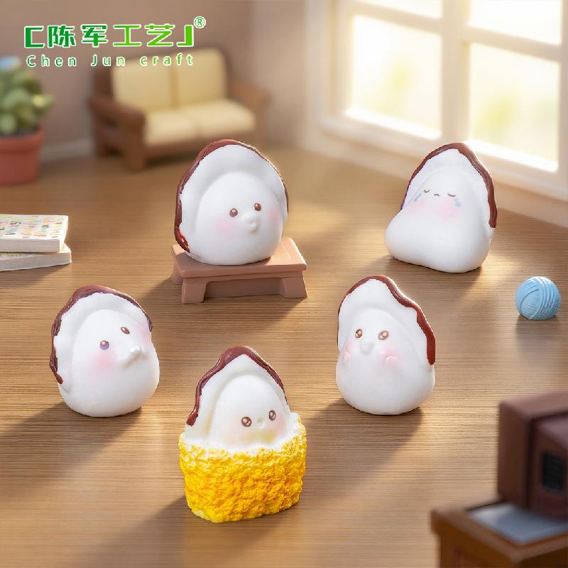 微景观创意可爱海蛎子宝宝萌粒 娃娃屋DIY装饰品挂配件桌面小摆件