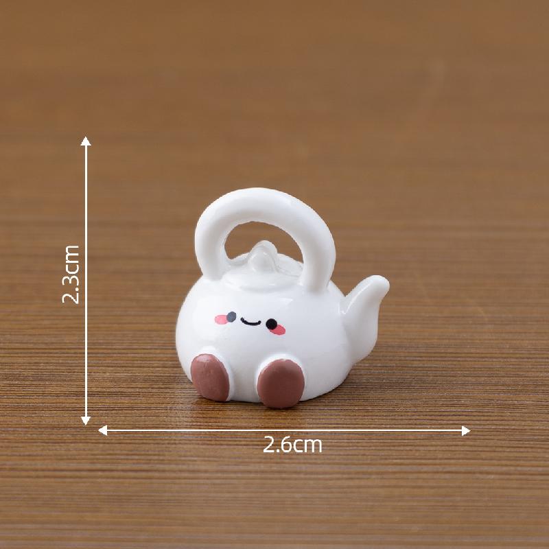 微景观创意治愈小动物牛角包太阳萌粒 DIY装饰品挂配件迷你小摆件