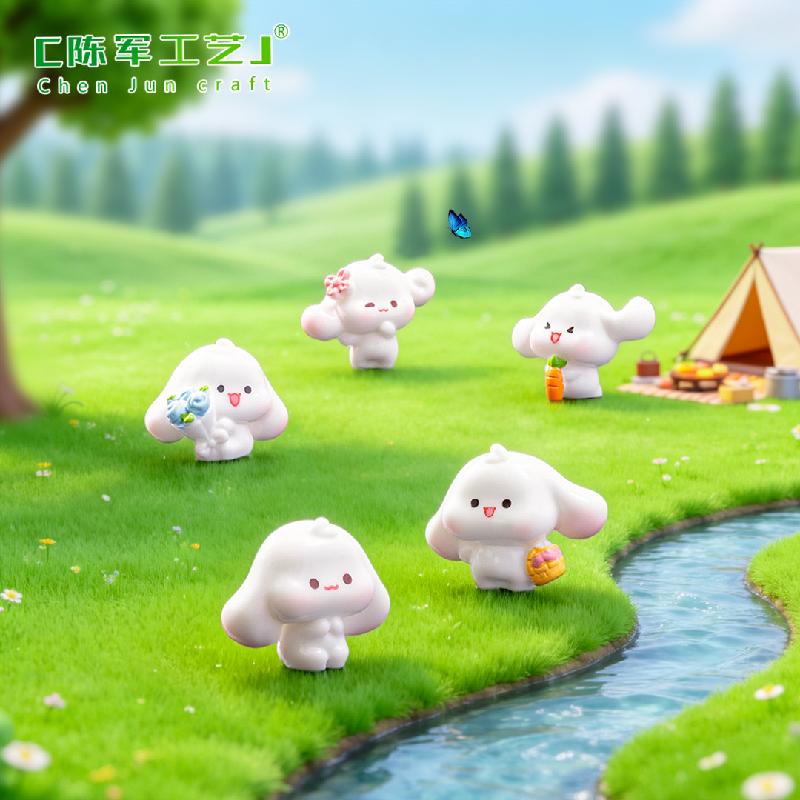 Thỏ Du Xuân Mini Trang Trí Tiểu Cảnh (PK-188)