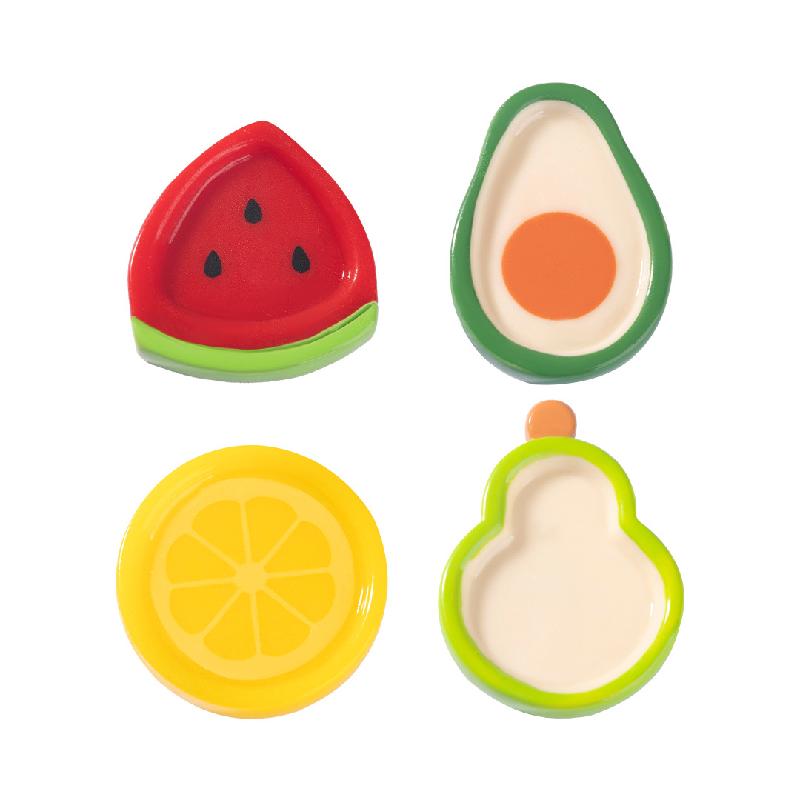 微景观水果托盘西瓜草莓食玩 DIY奶油胶发夹装饰品配件迷你小摆件