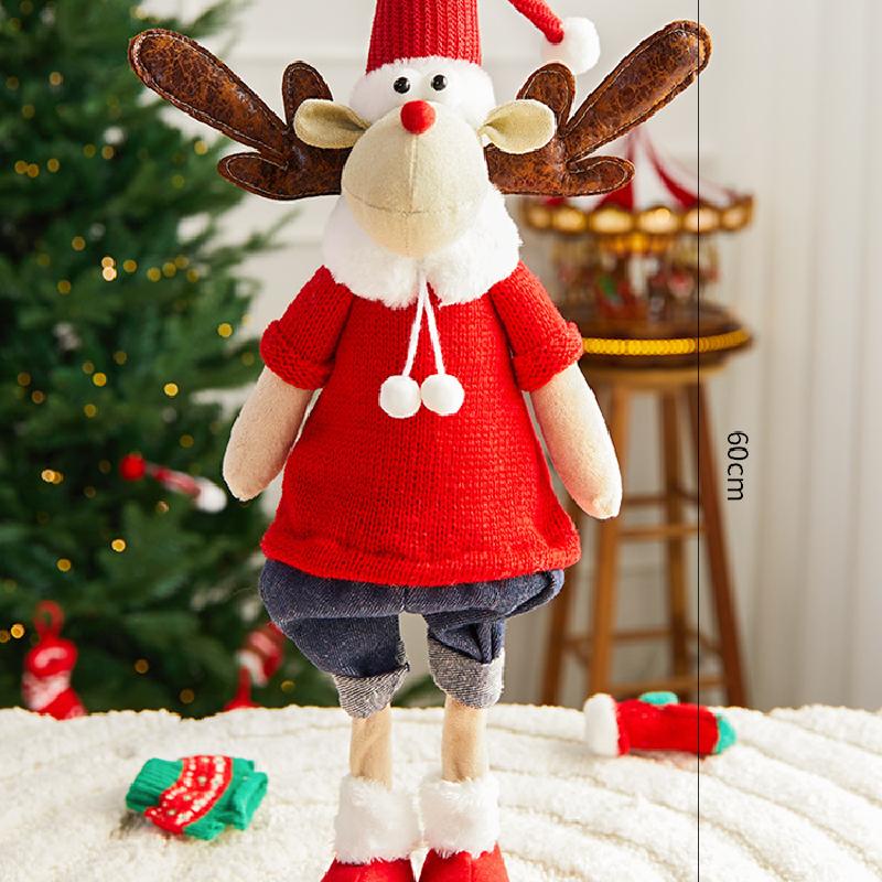 Trang trí Noel: Đồ chơi nai, trưng bày cửa sổ dịp lễ